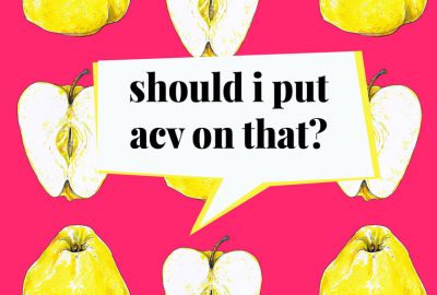 apple cider vinegar