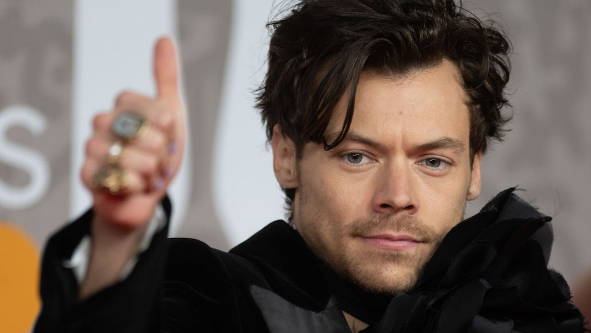 LONDON, ENGLAND - FEBRUARY 11: (EDITORIAL USE ONLY) Harry Styles attends The BRIT Awards 2023 at The O2 Arena on February 11, 2023 in London, England. (Photo by Samir Hussein/WireImage)