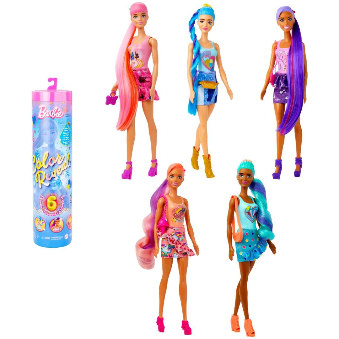 Barbie Pop Reveal Fruit Series Strawberry Lemonade Doll, 8 Surprises  Include Pet, Slime, Scent & Color Change : Target