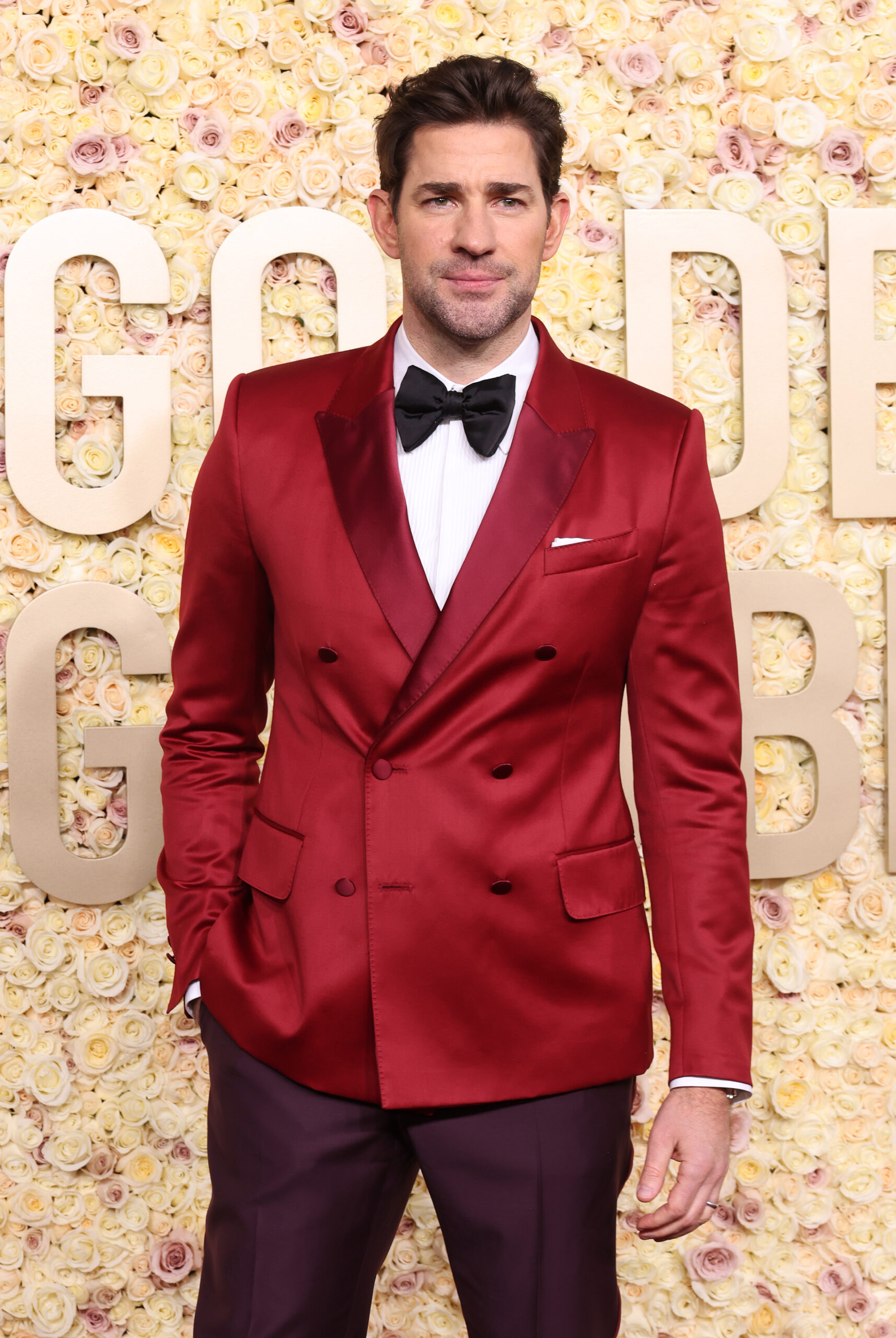BEVERLY HILLS, CALIFORNIA - JANUARY 07: John Krasinski attends the 81st Annual Golden Globe Awards at The Beverly Hilton on January 07, 2024 in Beverly Hills, California. (Photo by Amy Sussman/Getty Images)
