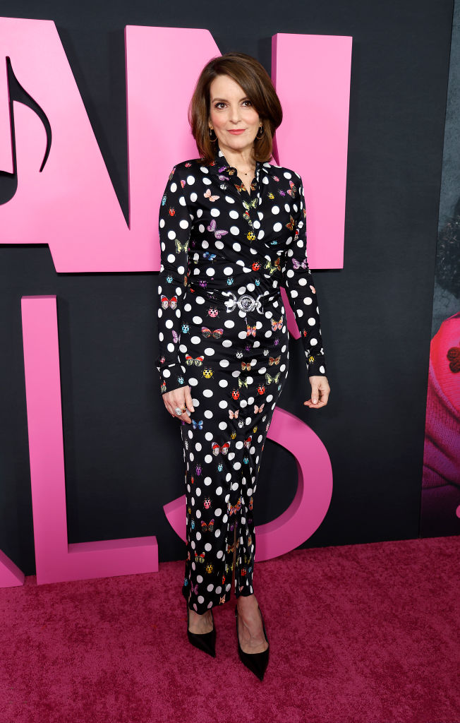 NEW YORK, NEW YORK - JANUARY 08: Tina Fey attends the "Mean Girls" New York premiere at AMC Lincoln Square Theater on January 08, 2024 in New York City. (Photo by John Lamparski/WireImage)