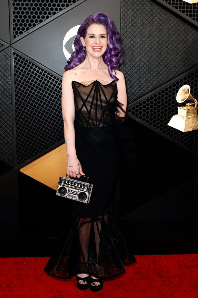 LOS ANGELES, CALIFORNIA - FEBRUARY 04: (FOR EDITORIAL USE ONLY) Kelly Osbourne attends the 66th GRAMMY Awards at Crypto.com Arena on February 04, 2024 in Los Angeles, California. (Photo by Frazer Harrison/Getty Images)