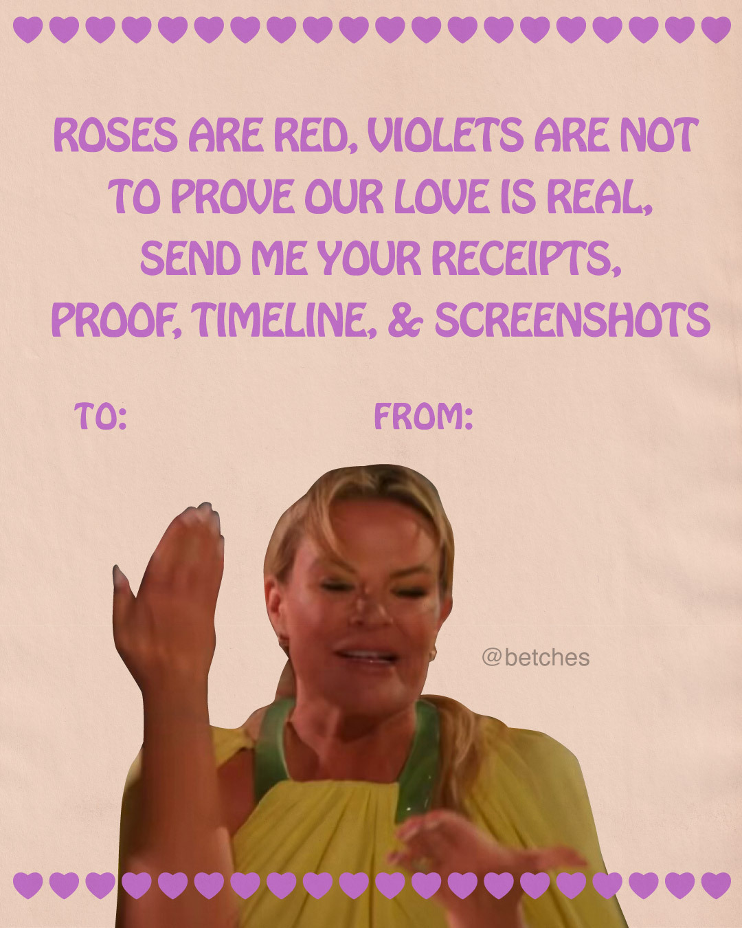 heather gay valentine's day card