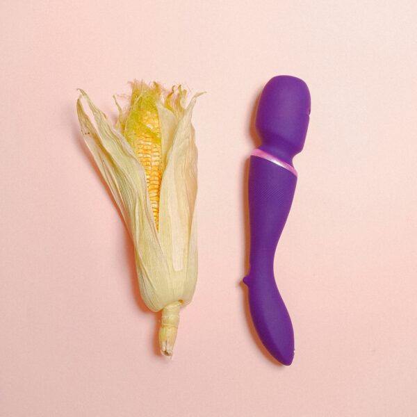 sex toy next to corn