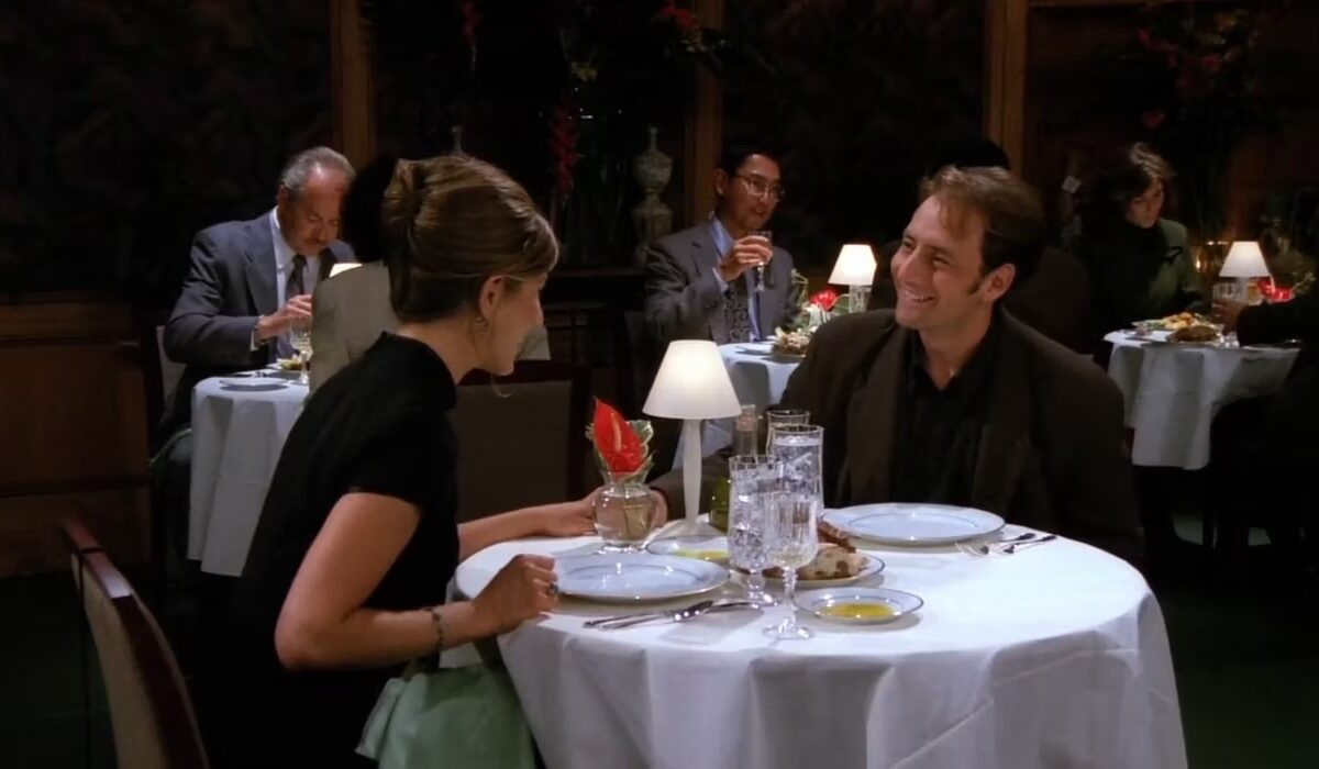 Rachel and Michael on a a date in "Friends"