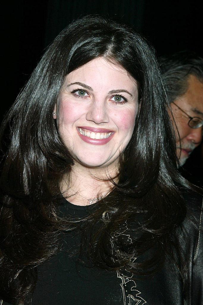 Monica Lewinsky during Opening night of the Broadway show Take Me Out curtain call and after party at Walter Kerr Theatre & The Supper Club in New York, NY, United States. (Photo by Gregory Pace/FilmMagic)