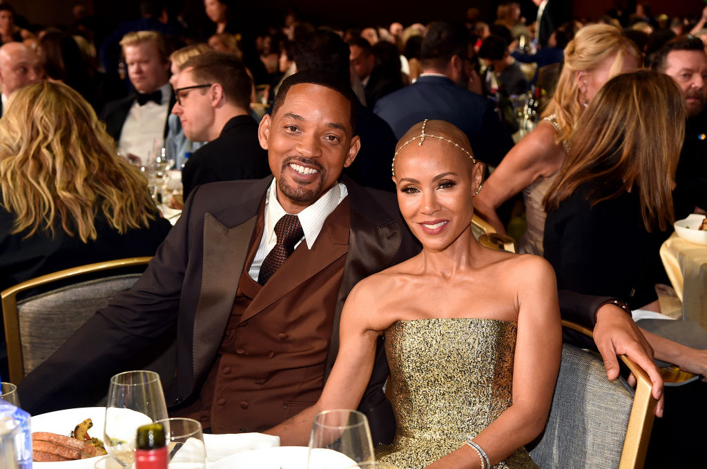LOS ANGELES, CALIFORNIA - MARCH 13: Will Smith and Jada Pinkett Smith attend the 27th Annual Critics Choice Awards at Fairmont Century Plaza on March 13, 2022 in Los Angeles, California. (Photo by Alberto E. Rodriguez/Getty Images for Critics Choice Association)