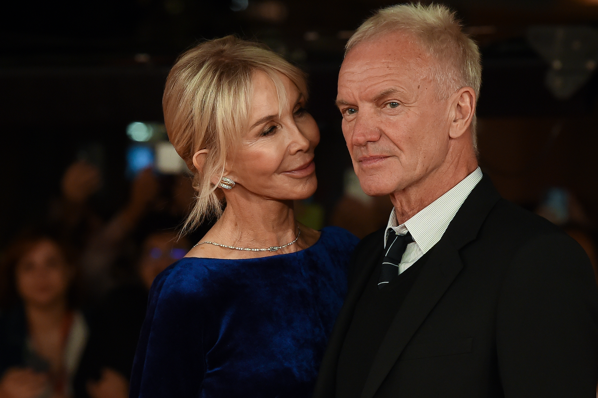 Sting and his wife
