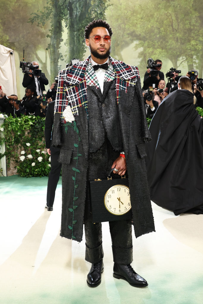 NEW YORK, NEW YORK - MAY 06: Ben Simmons attends The 2024 Met Gala Celebrating "Sleeping Beauties: Reawakening Fashion" at The Metropolitan Museum of Art on May 06, 2024 in New York City. (Photo by Jamie McCarthy/Getty Images)