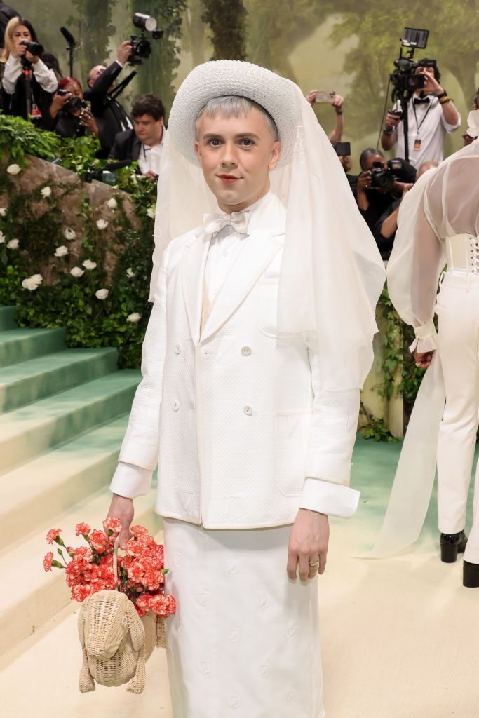 NEW YORK, NEW YORK - MAY 06: Cole Escola attends The 2024 Met Gala Celebrating "Sleeping Beauties: Reawakening Fashion" at The Metropolitan Museum of Art on May 06, 2024 in New York City. (Photo by John Shearer/WireImage)