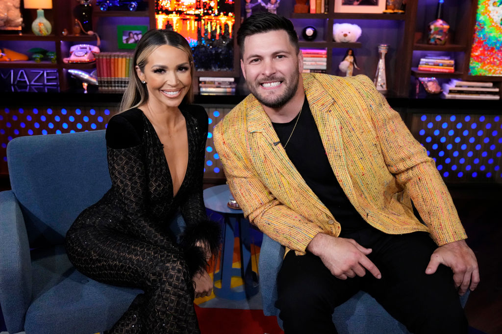 Scheana and Brock on 'WWHL'