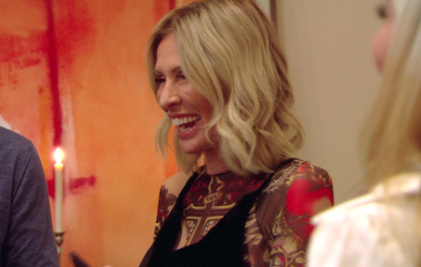 Carole Radziwill's Tattoo Bodysuit for Dinner in the Hamptons RHONY