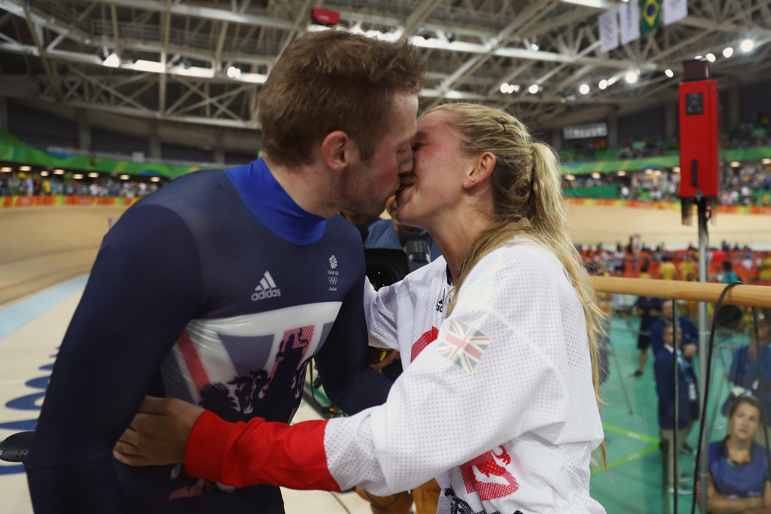 olympic athletes kissing