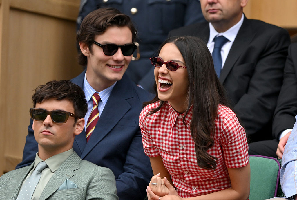 Louis Partridge and Olivia Rodrigo