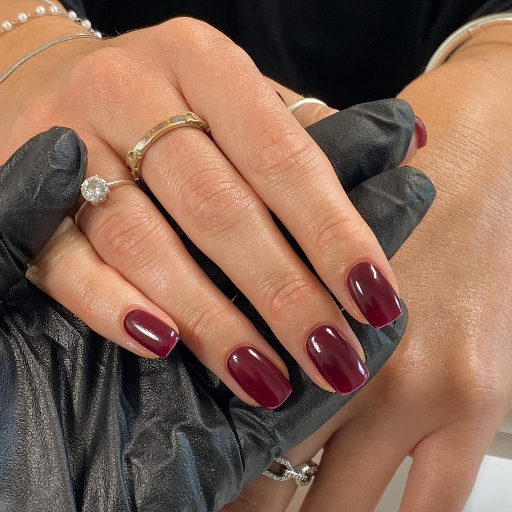 Merlot Nails - fall nail trends