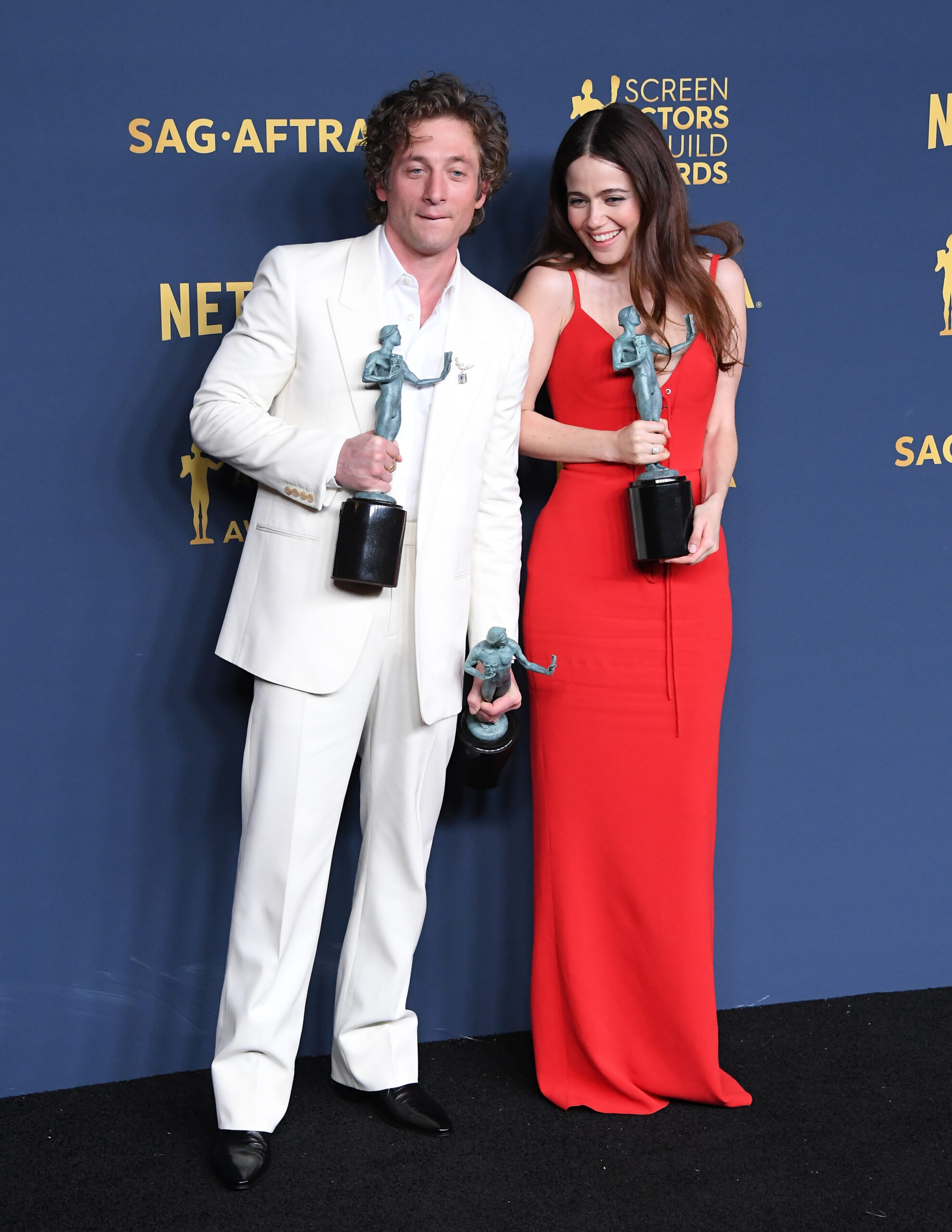 Jeremy Allen White and Molly Gordon 