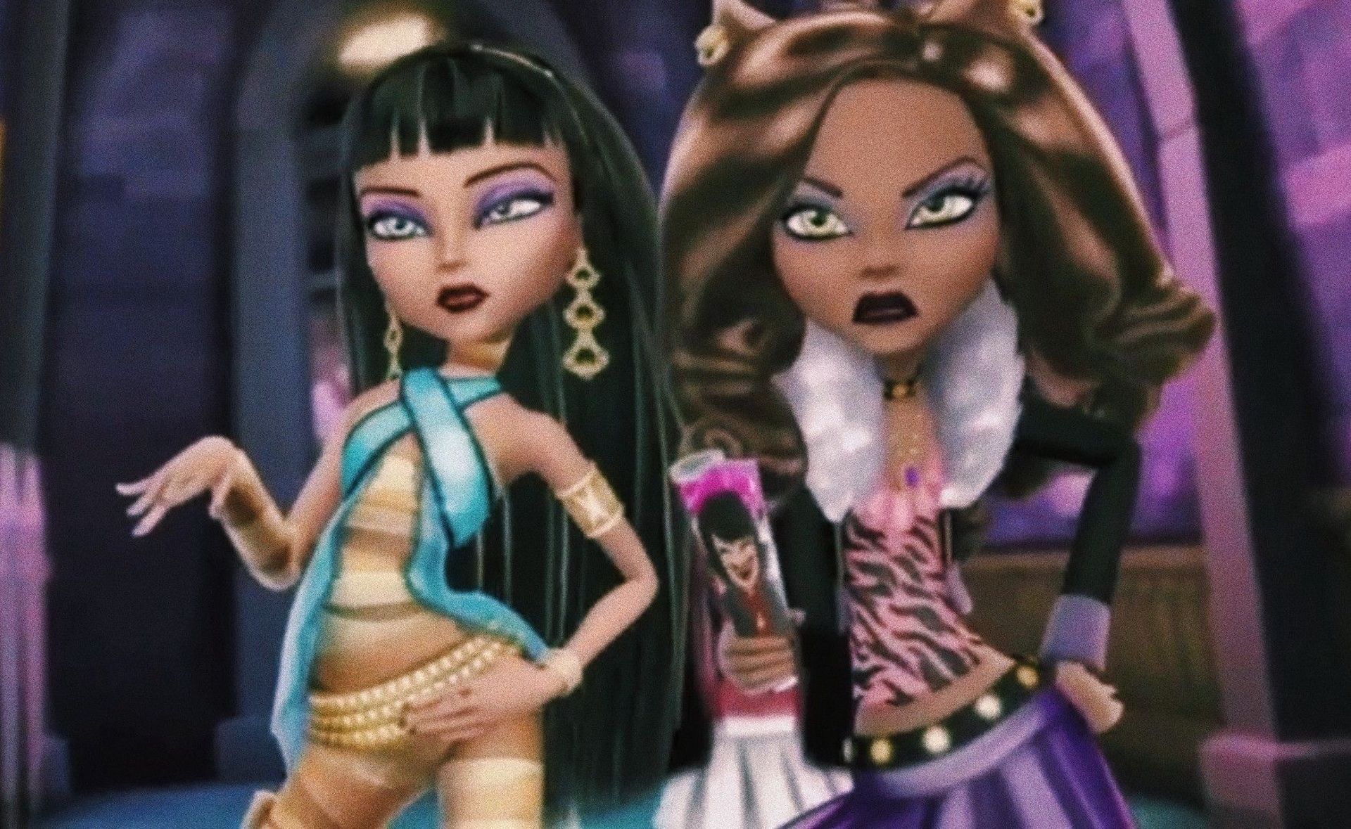 Cleo de Nile and Clawdeen Wolf Monster High Halloween Costume