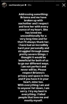 Why Did Brianna Chickenfry & Zach Bryan Break Up? - Betches