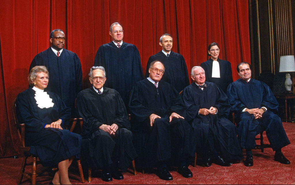 Portrait Of The Justices Of The US Supreme Court