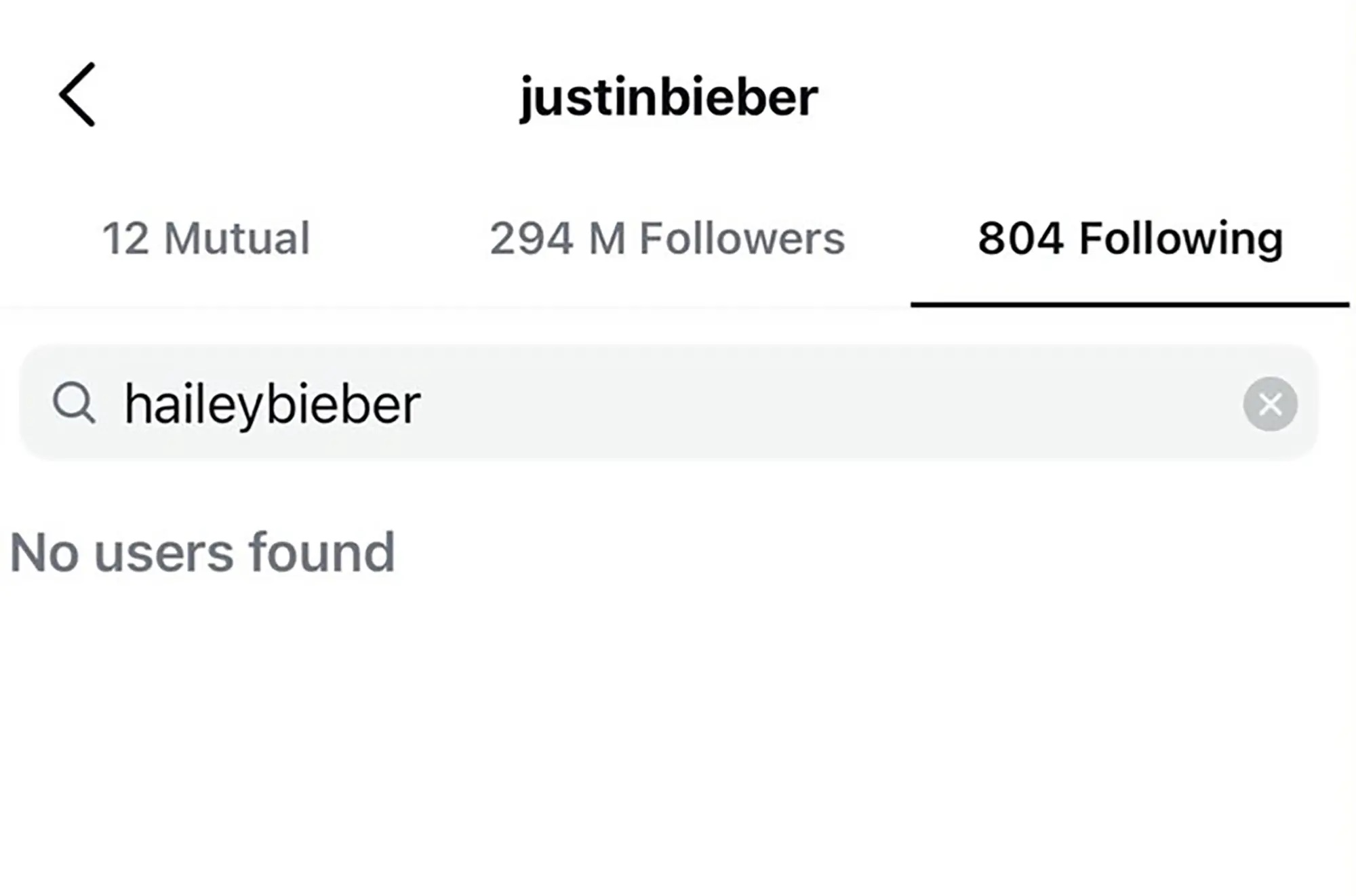 Justin Bieber unfollows wife Hailey on Instagram