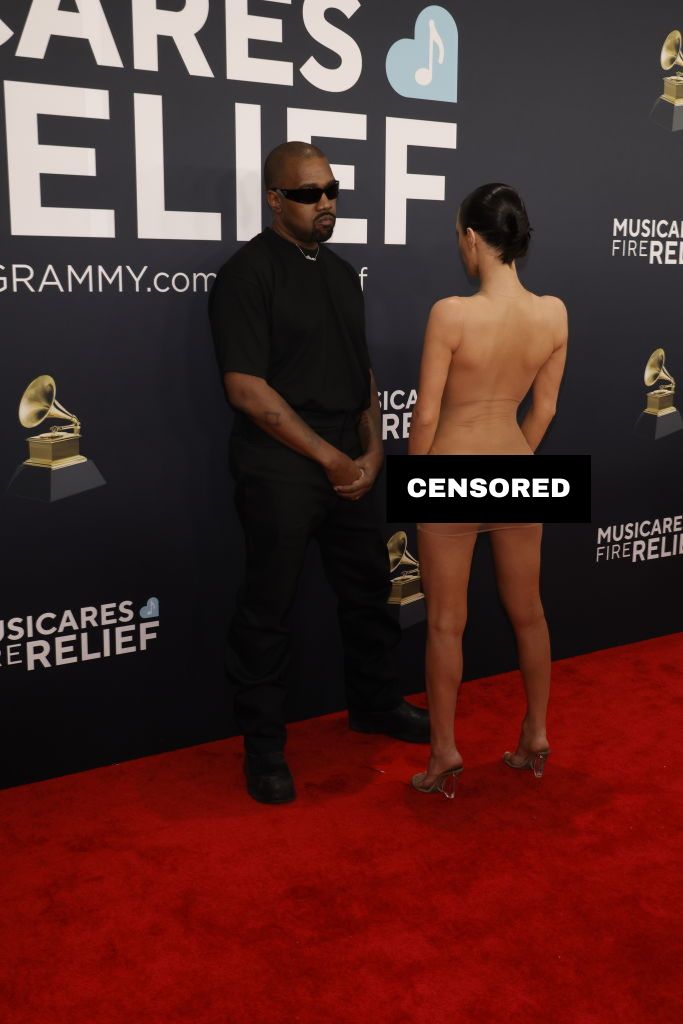 Bianca & Kanye Censored Grammys 2025