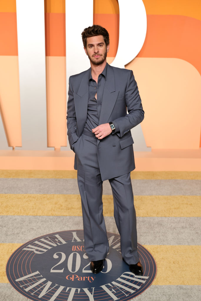 Andrew Garfield Vanity Fair Oscars party 