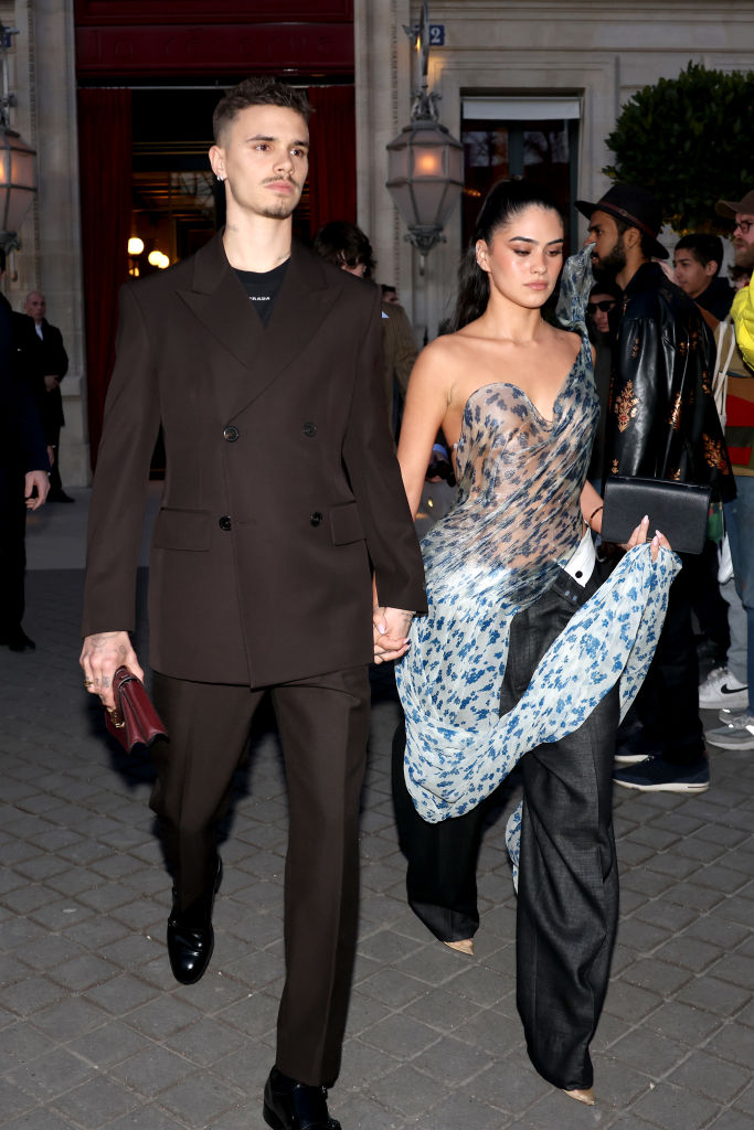 Romeo Beckham Kim Turnbull Paris 2025
