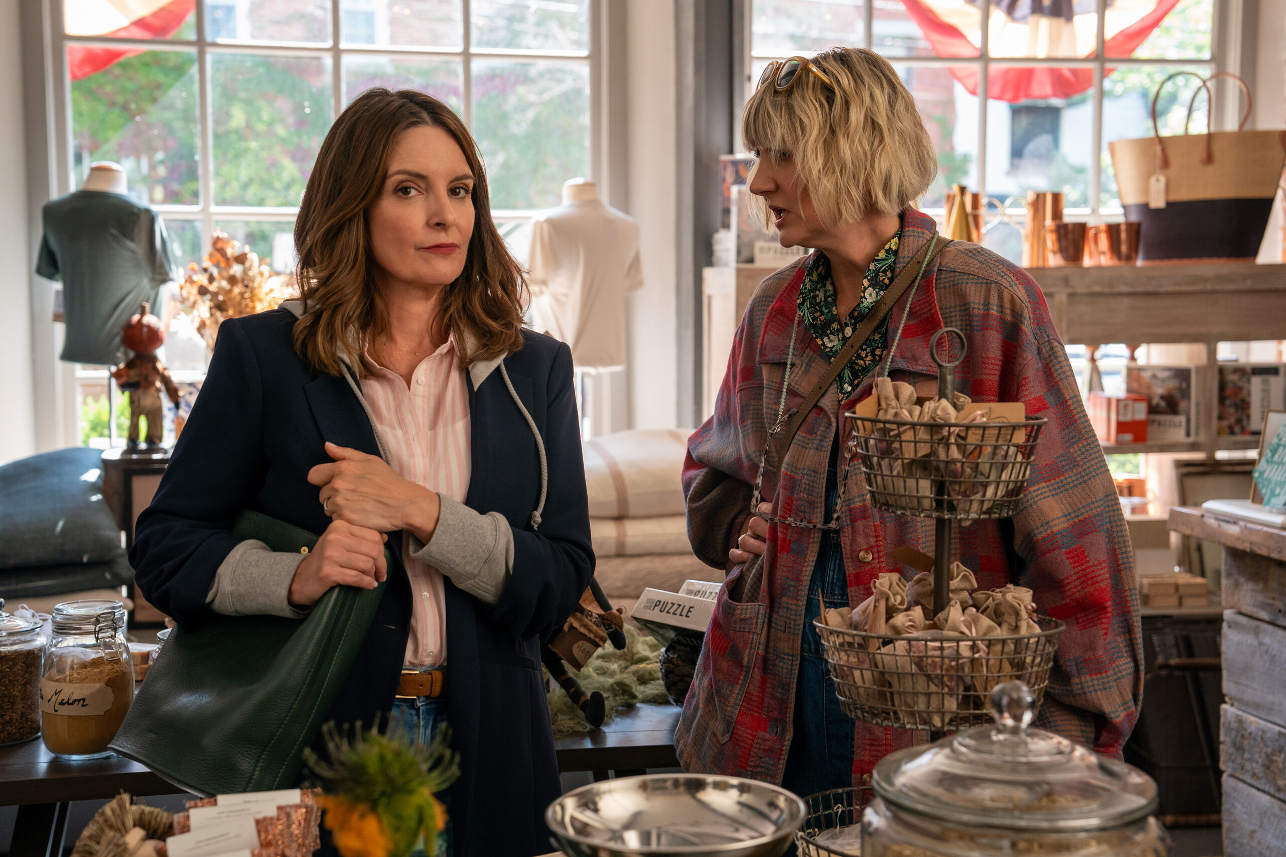 Tina Fey and Kerri Kenney in The Four Seasons on Netflix