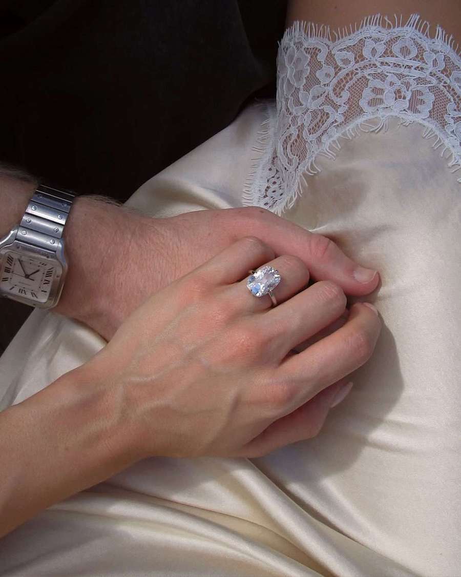 Claudia's engagement ring