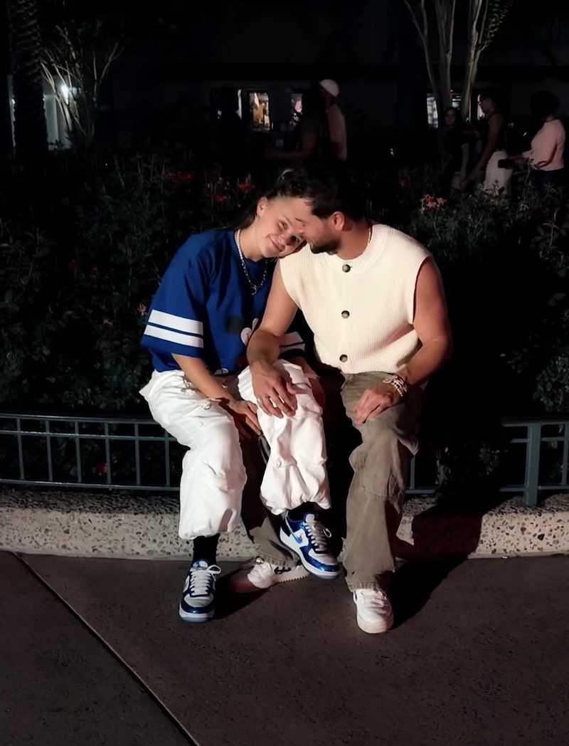 JoJo Siwa and Chris Hughes